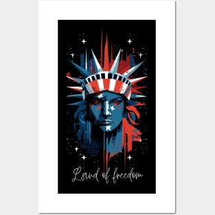 Land of Freedom // T-shirt Lifestyle Posters and Art